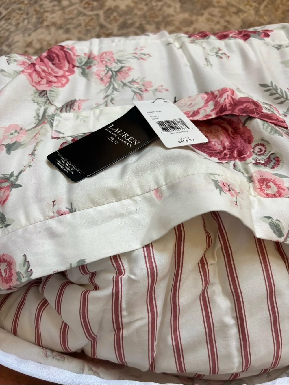 Ralph Lauren Sofia Cotton Sateen King Comforter Set Floral NWT MSRP $435